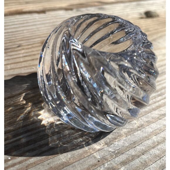 PartyLite Illusions Glass Swirl Tea Light Holder P0463 - Picture 5 of 10